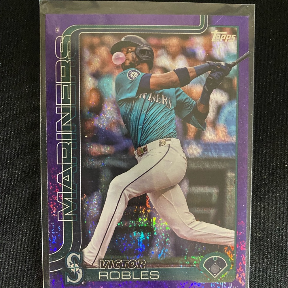 2025 Topps Victor Robles Baseball Card #572 Purple #052/250